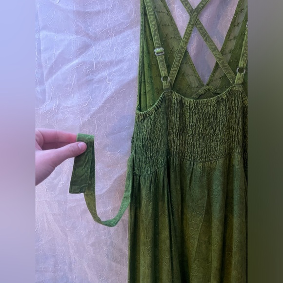 Dark Green Boutique Dress - Picture 7 of 15